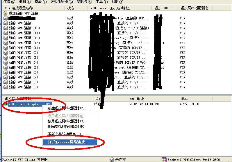 派克斯VPN连接不能代理上网自动跃点设置PacketiX VPN Client 互联网IT 第1张