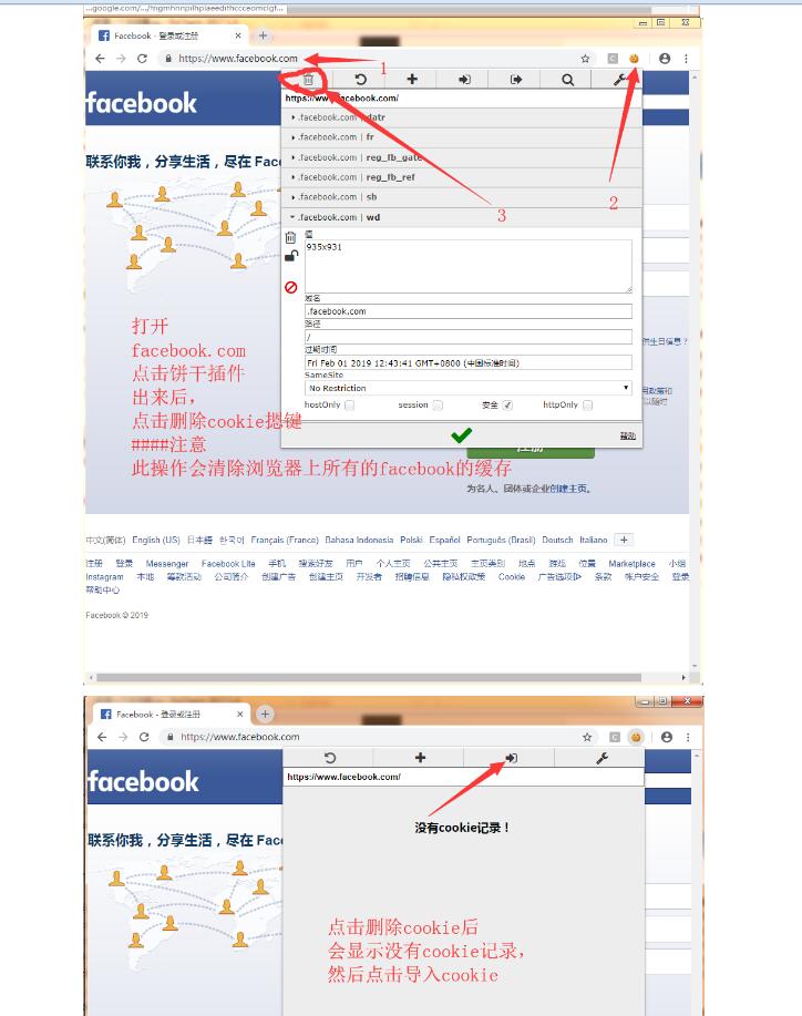 Facebook带COOKIE账号的登录谷歌浏览器登录，Facebook导入缓存COOKIE登陆 互联网IT 第4张
