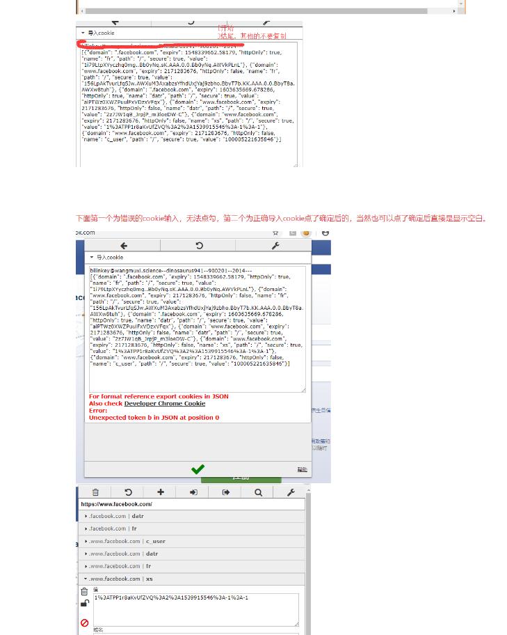 Facebook带COOKIE账号的登录谷歌浏览器登录，Facebook导入缓存COOKIE登陆 互联网IT 第5张